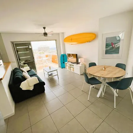 On The Spot With Amazing View In Apartment El Medano (Tenerife)